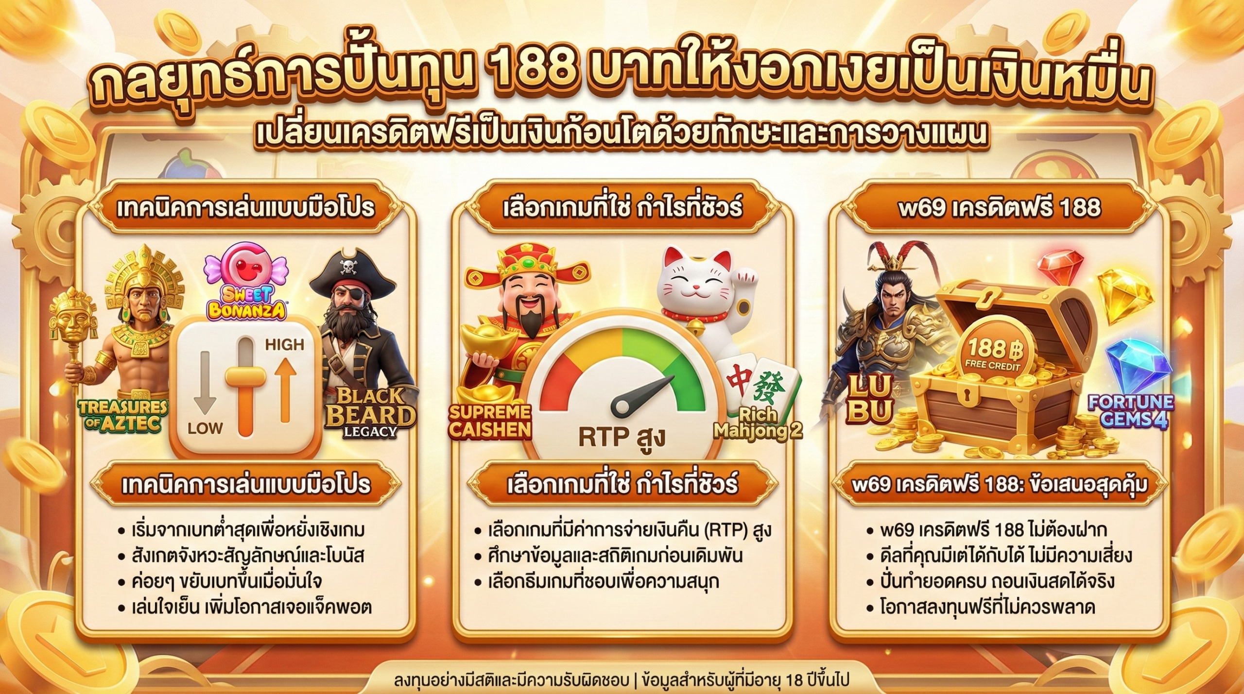 กลยุทธ์การปั้นทุน 188 บาท