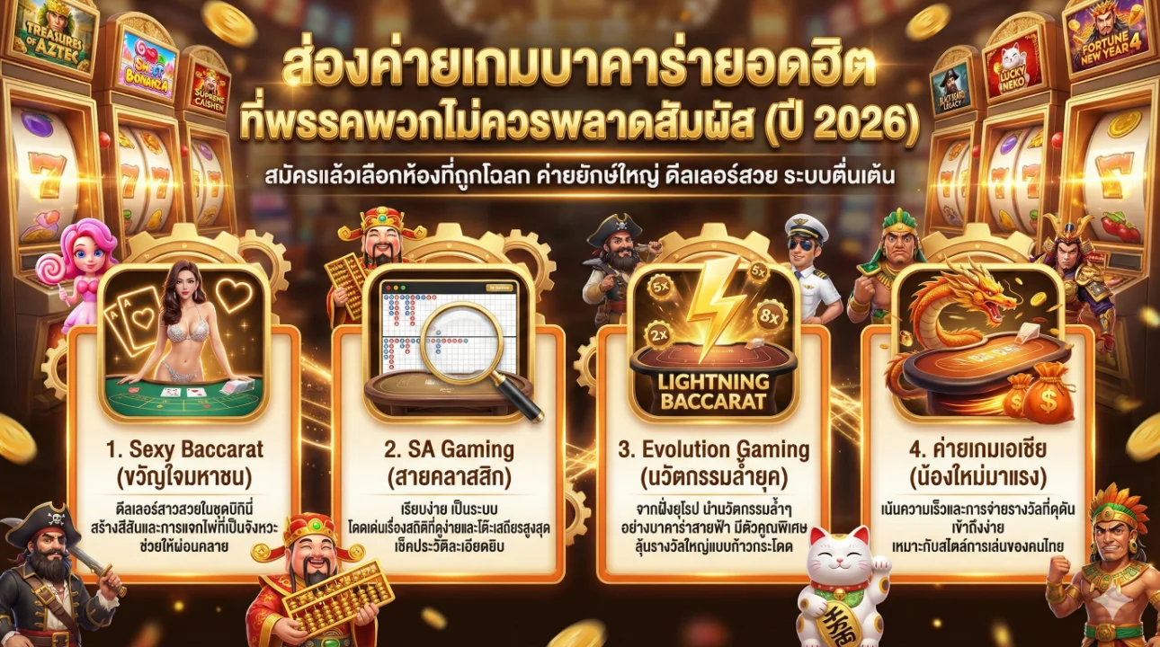 บาคาร่าเว็บตรงไม่ผ่านเอเย่นต์ 2026