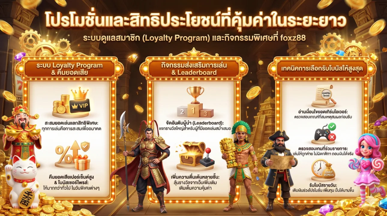 สล็อตเว็บตรง foxz88 รวมค่ายใหญ่มาแรง