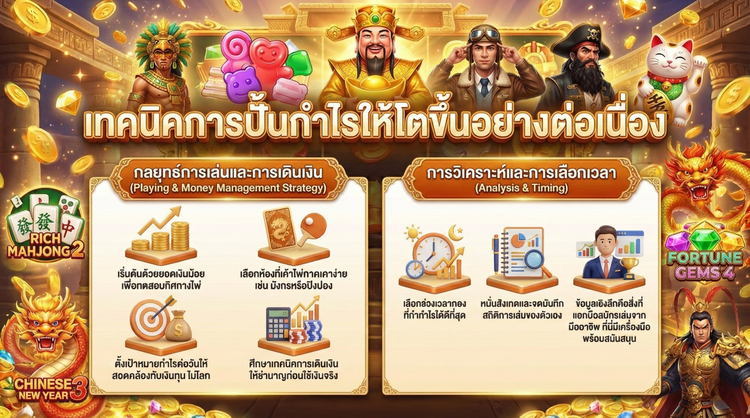 เทคนิคการปั้นกำไรอย่างต่อเนื่อง
