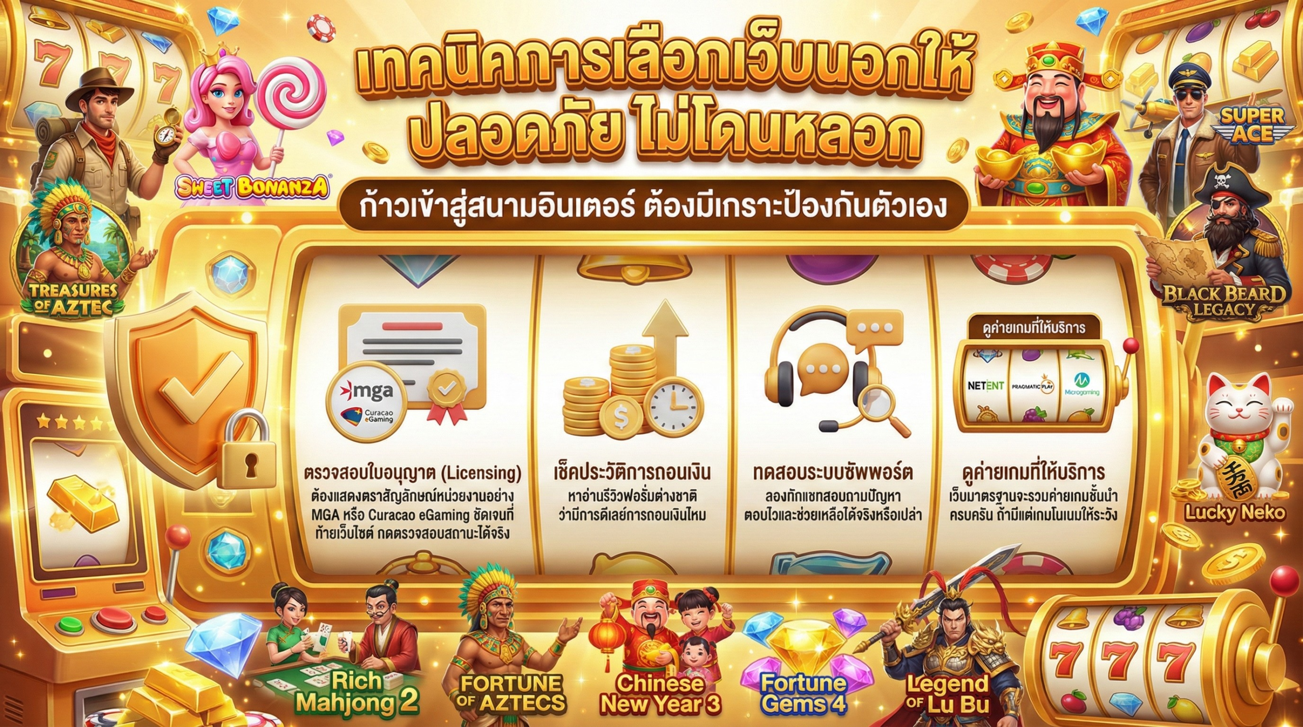 เทคนิคการเลือกเว็บนอกให้ปลอดภัย