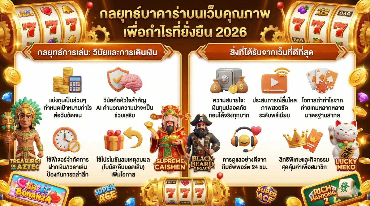 เว็บบาคาร่าอันดับ 1 ในไทย 2026