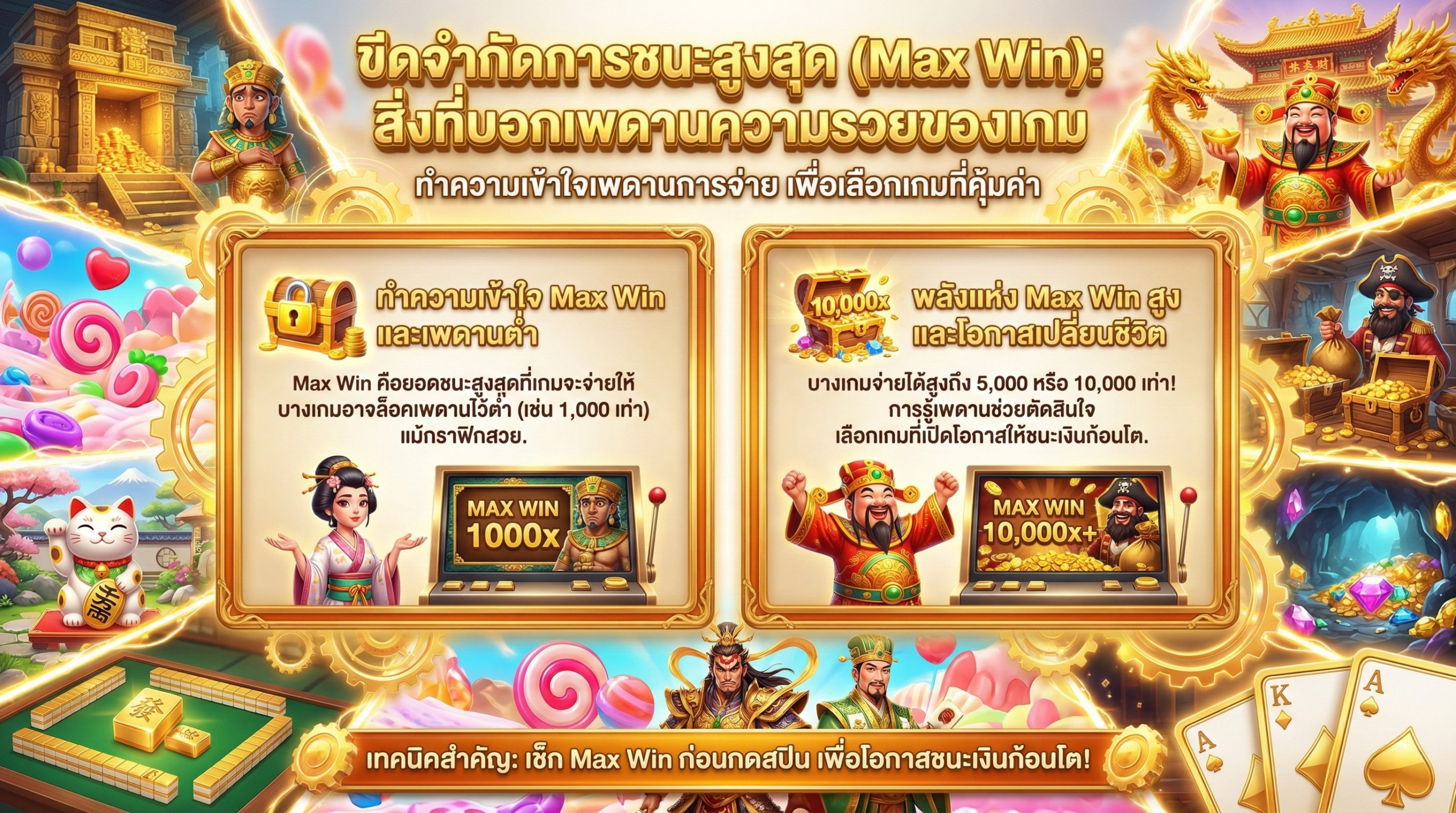 Max Win เพดานความรวยที่ต้องเช็ก