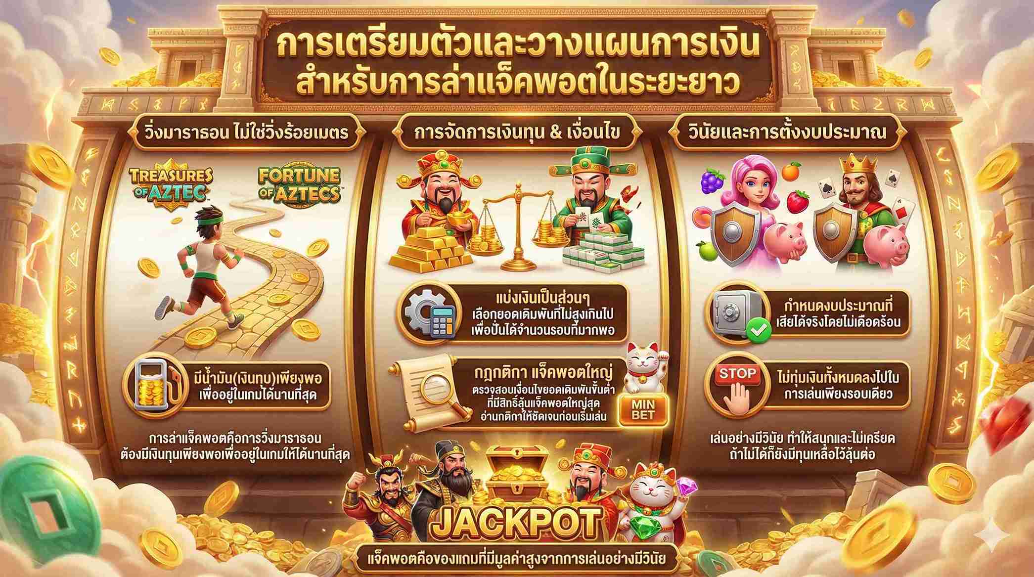 การเตรียมตัวและวางแผนการเงิน ล่าแจ็คพอต