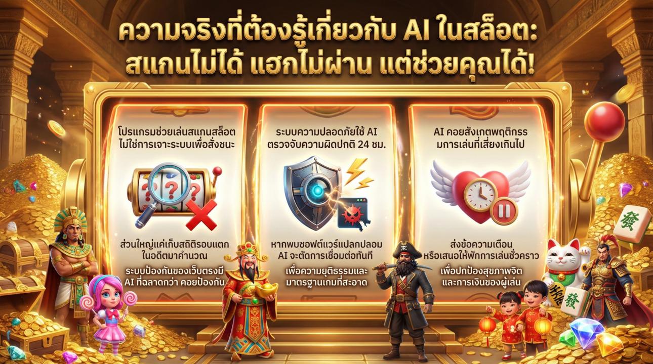 ความจริงเกี่ยวกับโปรแกรมช่วยเล่นและความปลอดภัย