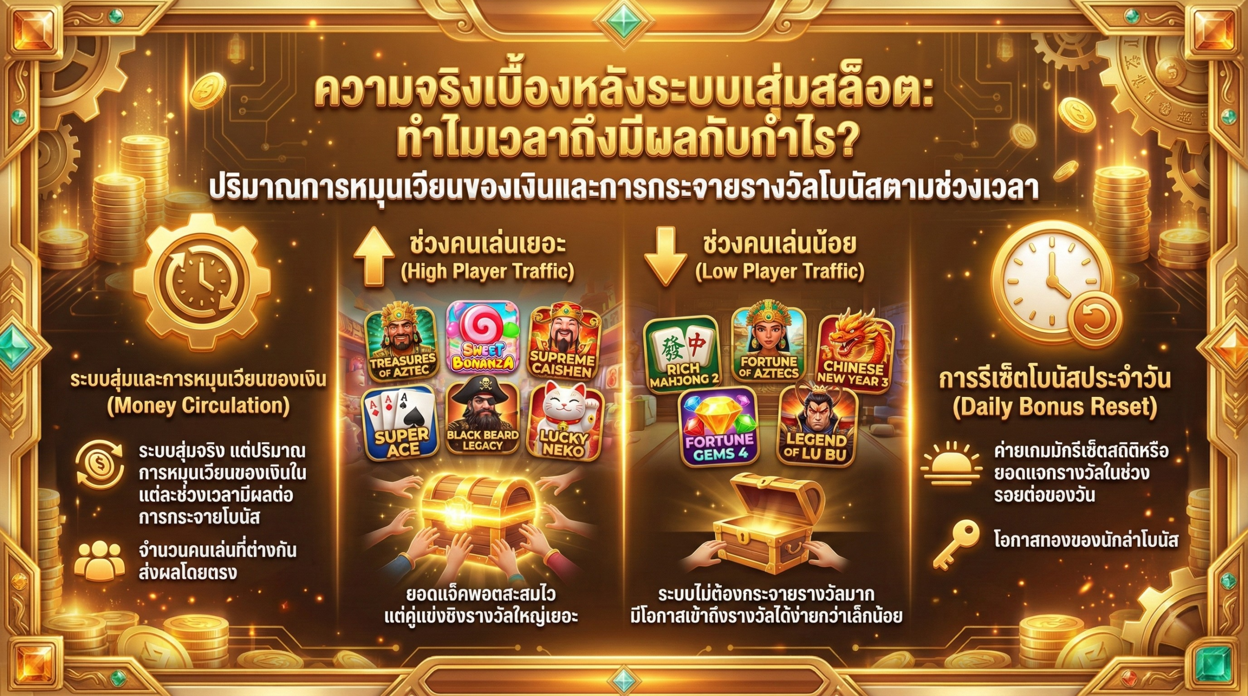 ความจริงเบื้องหลังระบบสุ่ม ทำไมการเลือกเวลาเล่นถึงสำคัญ