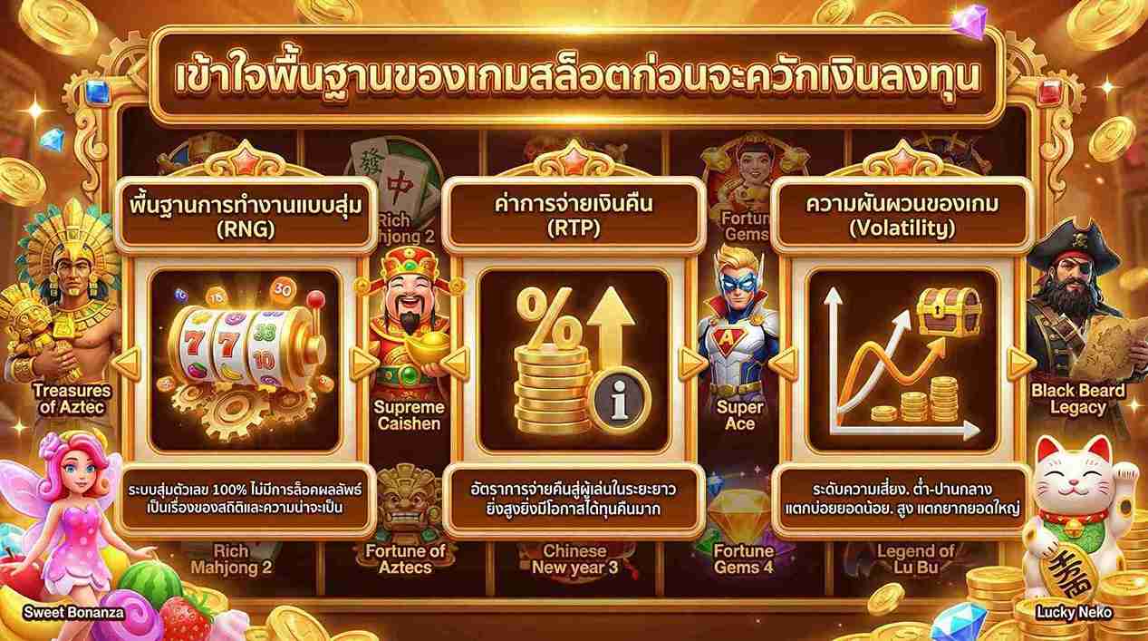 พื้นฐานของเกมสล็อต