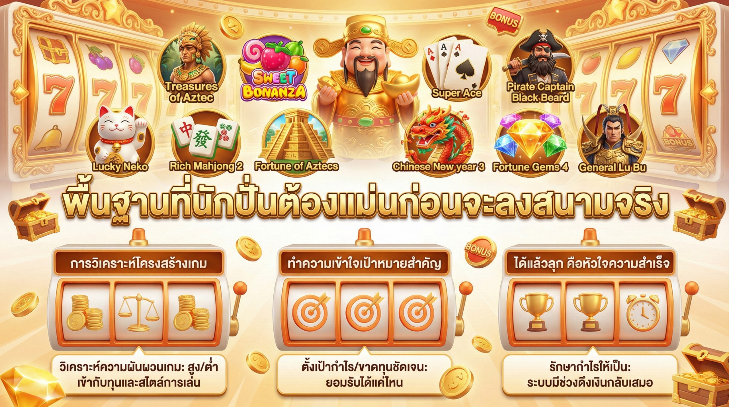 พื้นฐานสล็อตที่นักปั่นต้องรู้