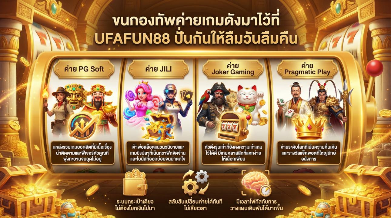 รวมอาณาจักรค่ายสล็อตระดับโลก