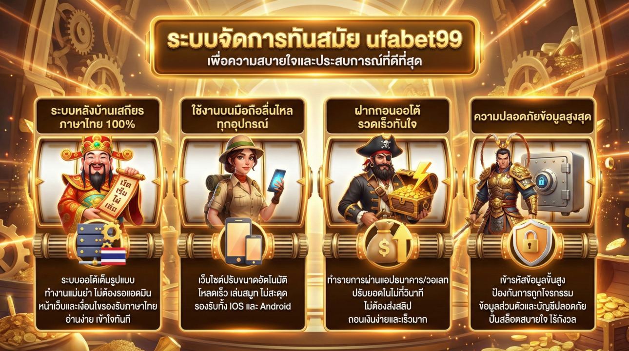 ระบบจัดการทันสมัยและความปลอดภัยสูง