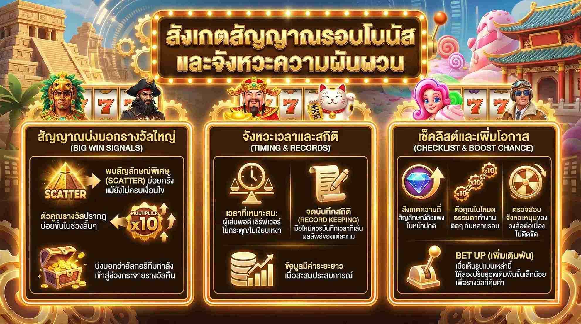 สัญญาณรอบโบนัสและจังหวะความผันผวน