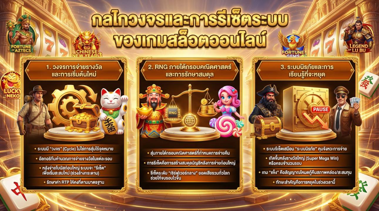 เข้าใจระบบวงจรและการรีเซ็ตสล็อต