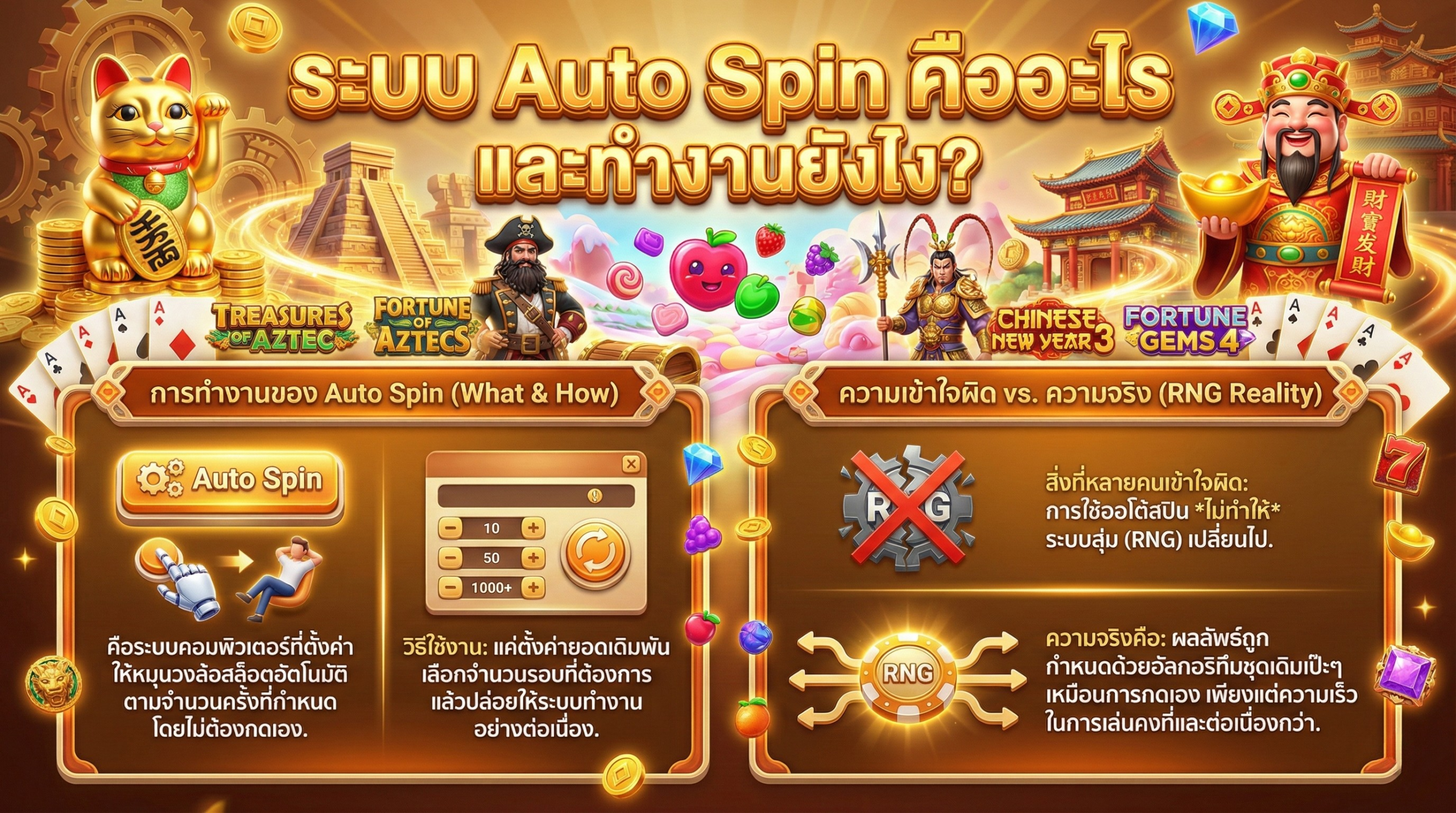 เจาะลึกระบบ Auto Spin และการทำงาน