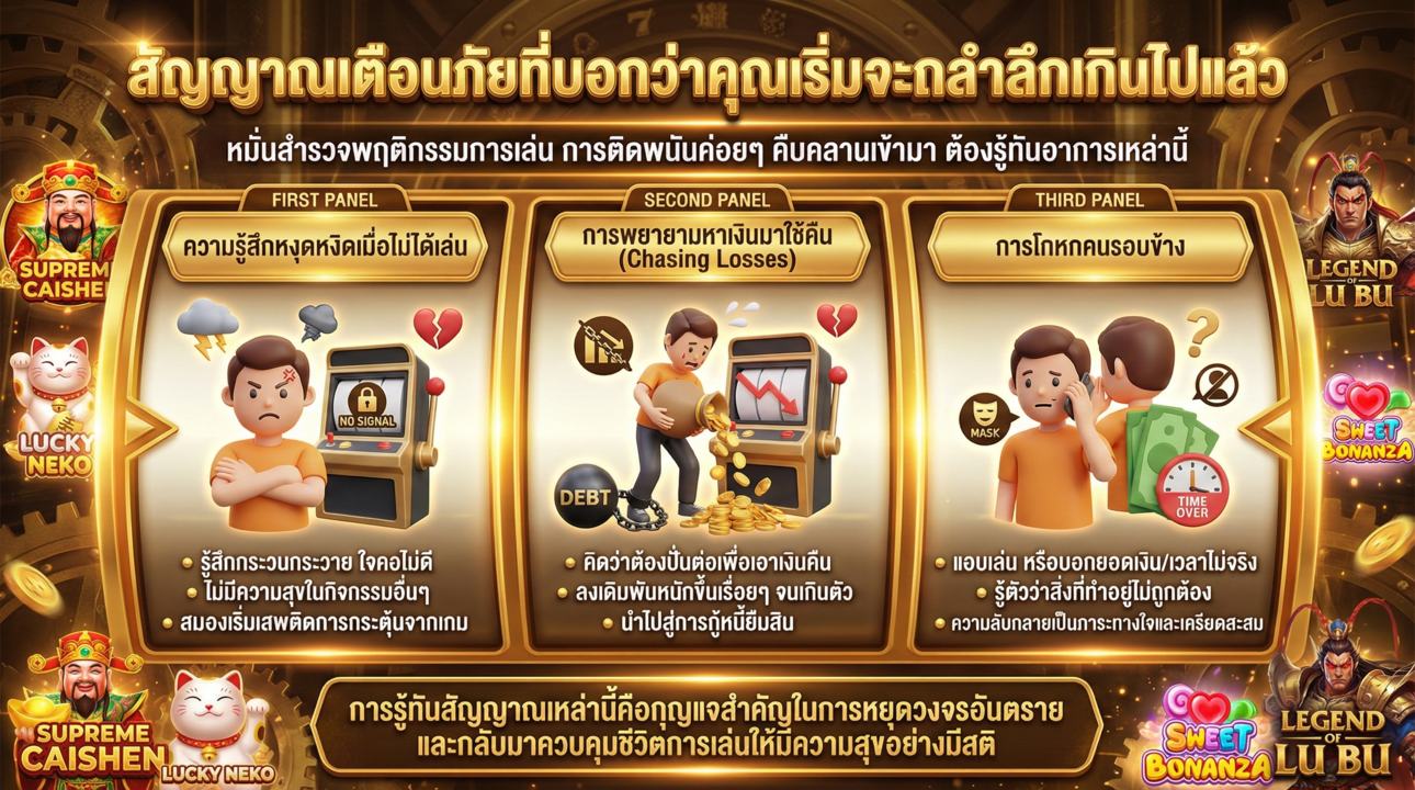 เช็คอาการติดสล็อต