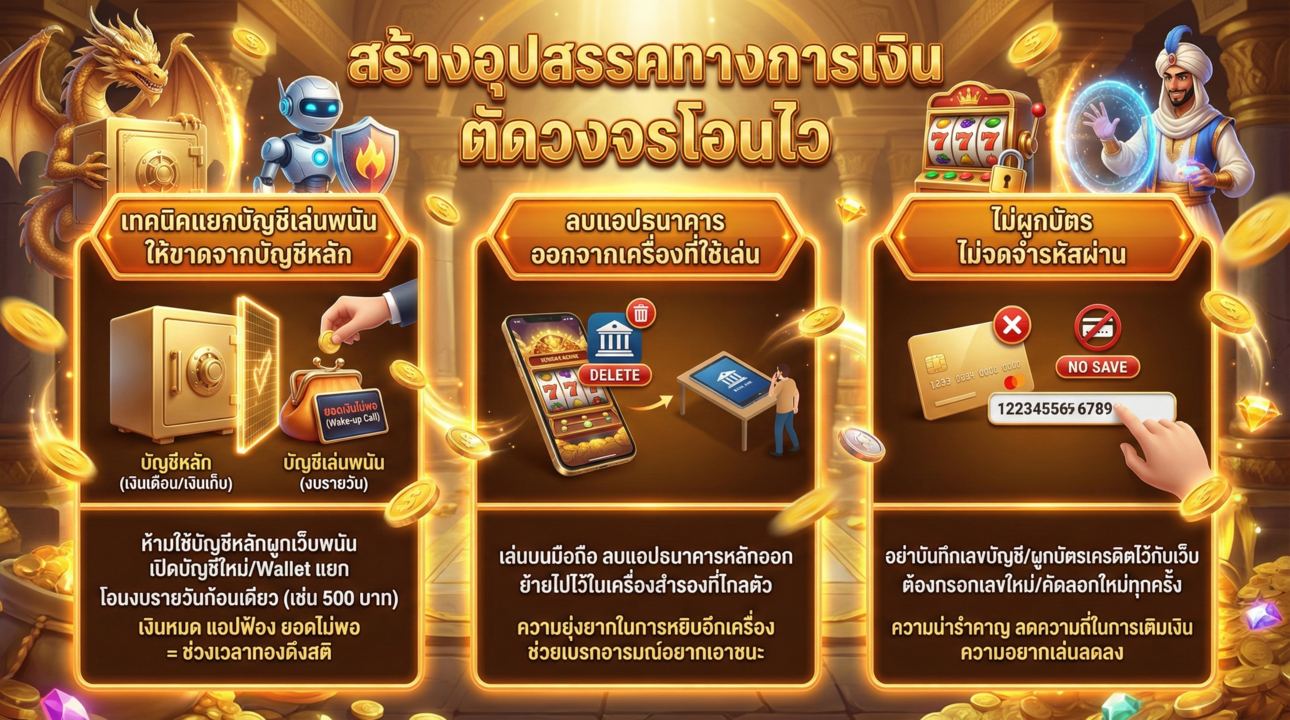 เทคนิคสร้างอุปสรรคตัดวงจรโอนไว