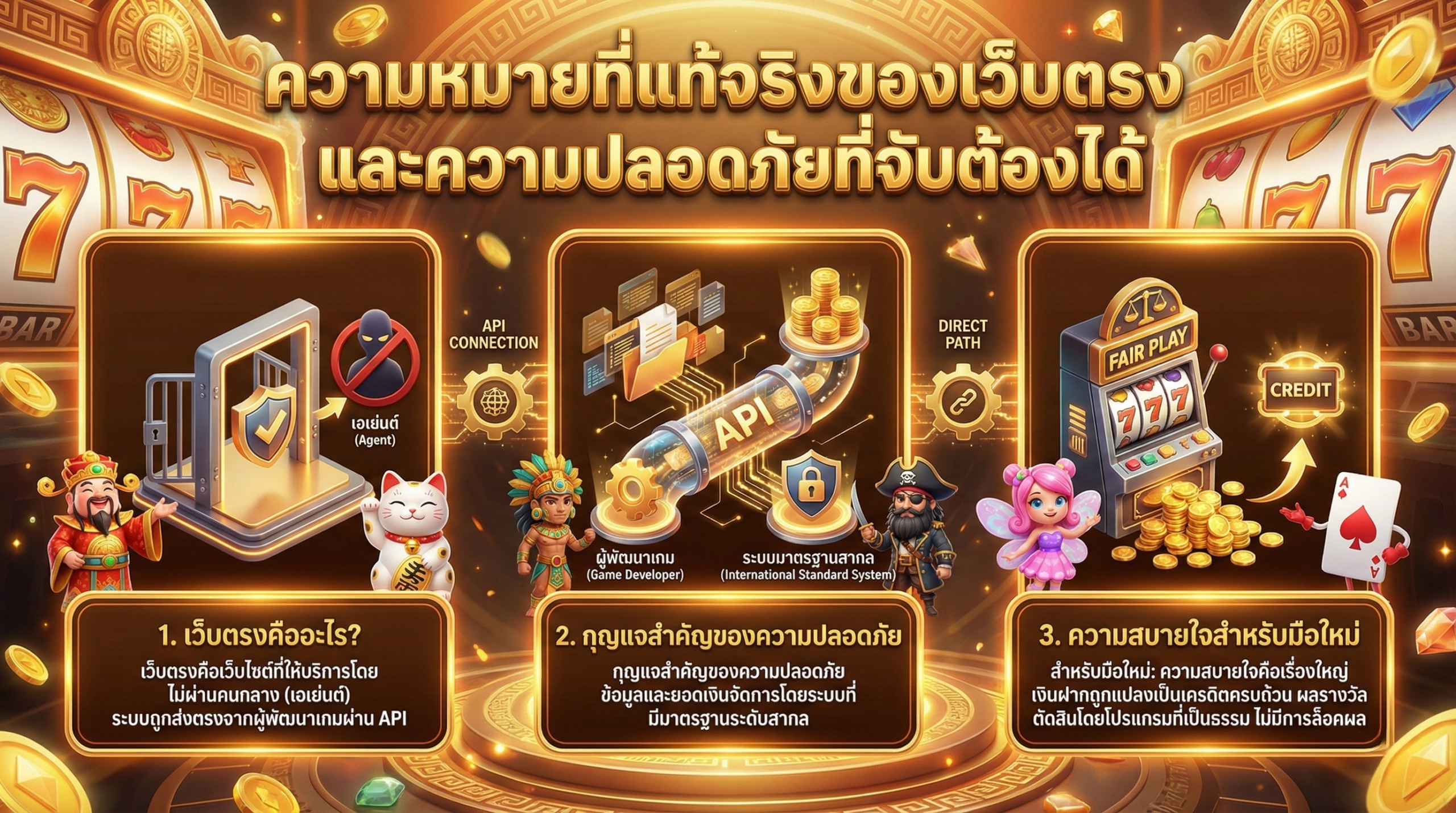 เว็บตรง vs เอเย่นต์ มาตรฐานความปลอดภัยที่แท้จริงของโลกสล็อต