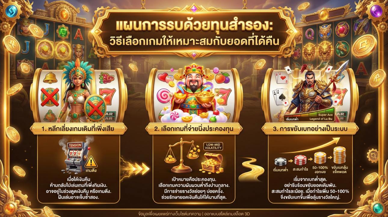 แผนบริหารทุนสำรองสล็อต