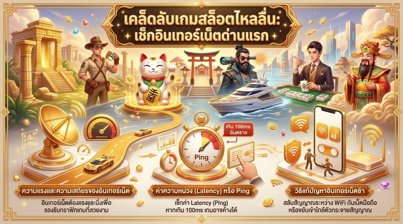 สูตรเช็กเน็ตแรง ปั่นสล็อตไหลลื่น ไม่มีสะดุด