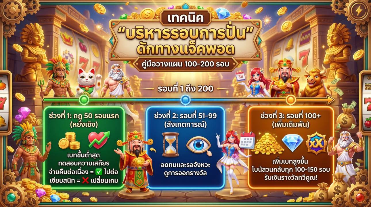 แผนคุมรอบปั่น ดักทางแจ็คพอต