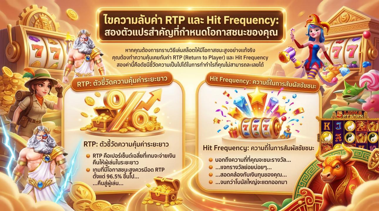 ไขความลับ RTP & Hit Frequency เพื่อชัยชนะ