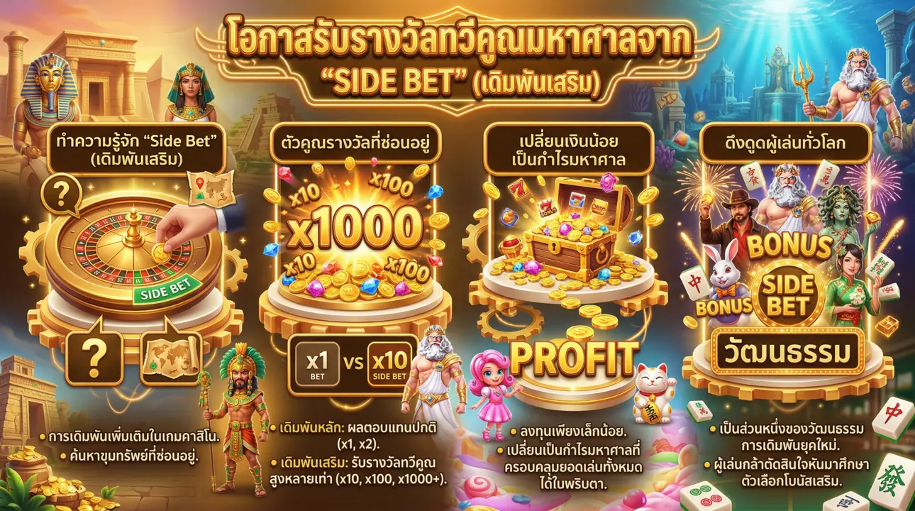 โอกาสในการได้รับเงินรางวัลทวีคูณจากตัวคูณมหาศาล