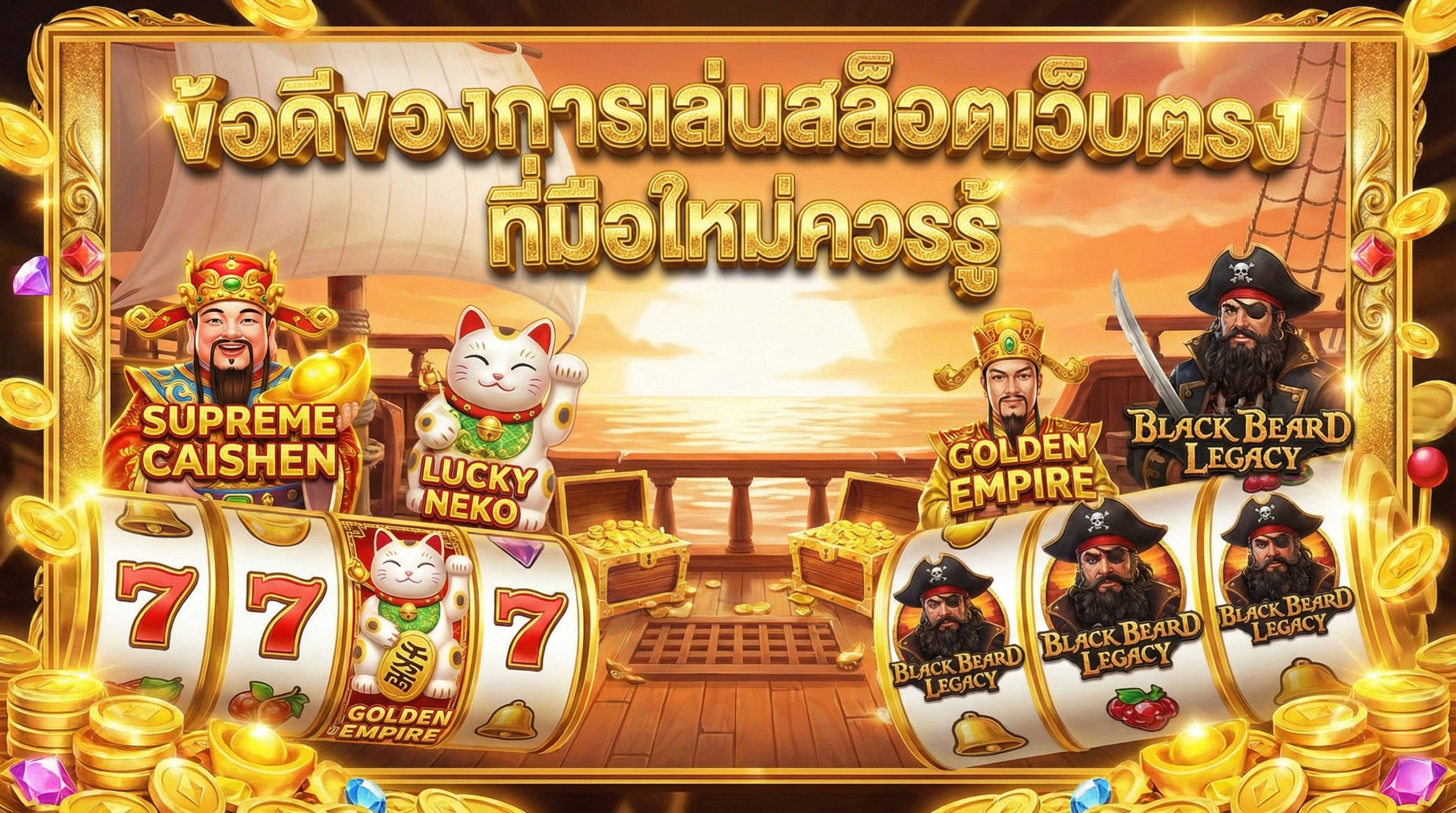 ข้อดีของการเล่นสล็อตเว็บตรงที่มือใหม่ควรรู้