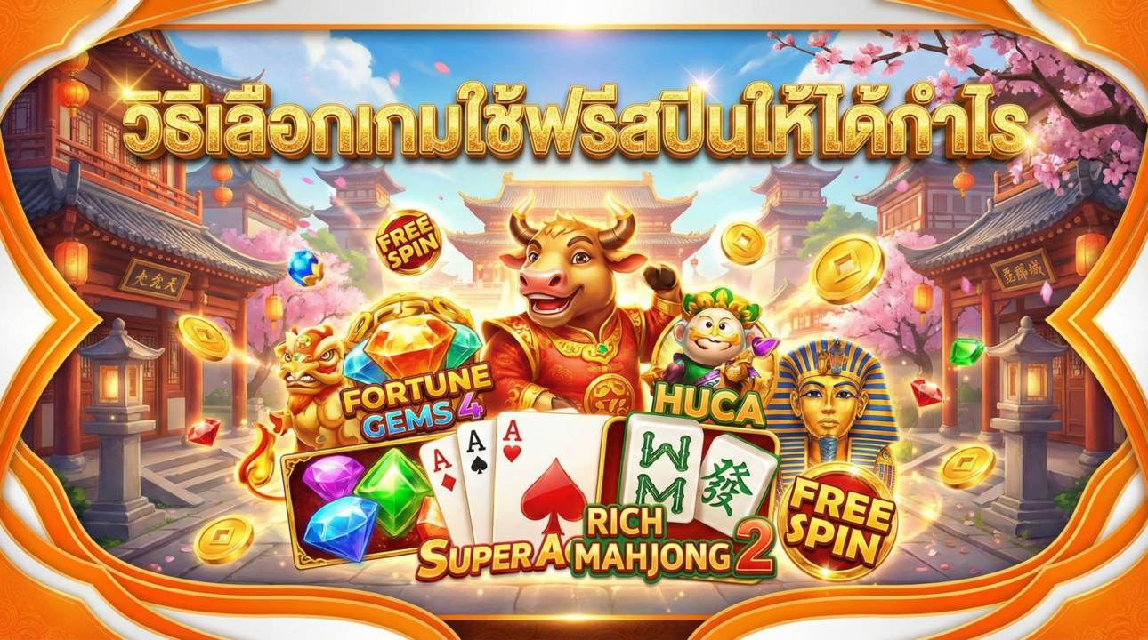 วิธีเลือกเกมใช้ฟรีสปินให้ได้กำไร