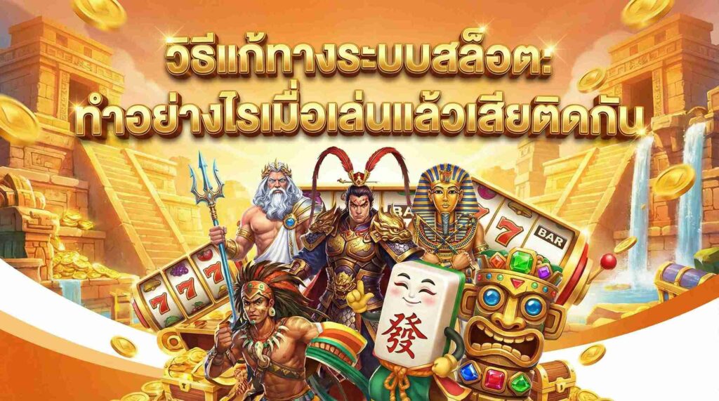 วิธีแก้ทางระบบสล็อต ทำอย่างไรเมื่อเล่นแล้วเสียติดกัน