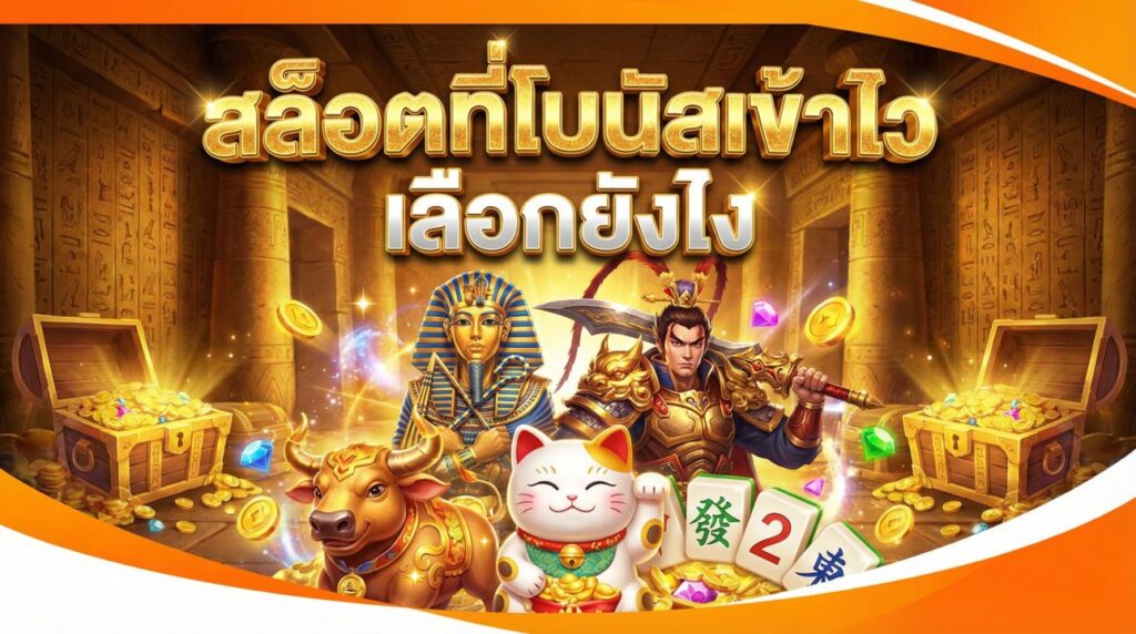 สล็อตที่โบนัสเข้าไว เลือกยังไง