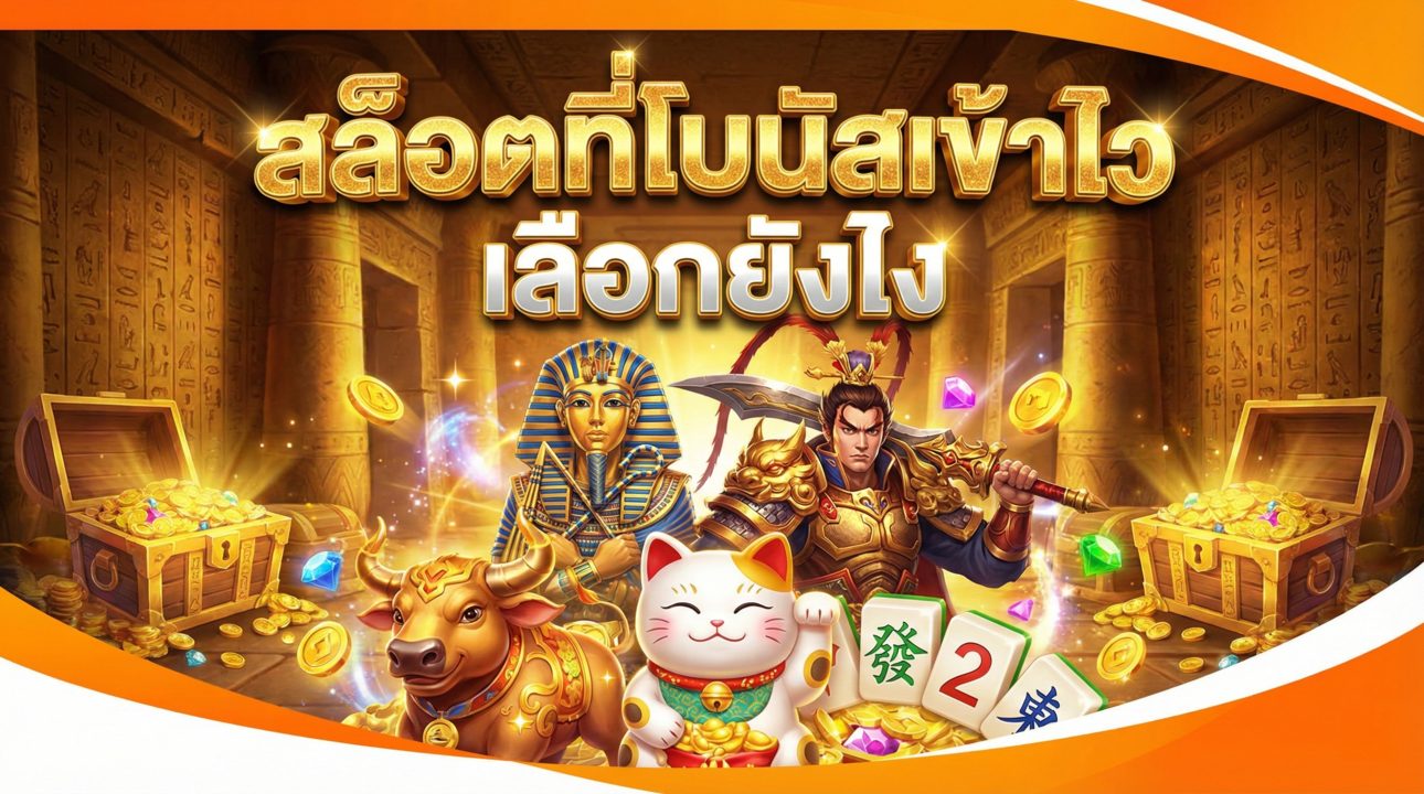 สล็อตที่โบนัสเข้าไว เลือกยังไง