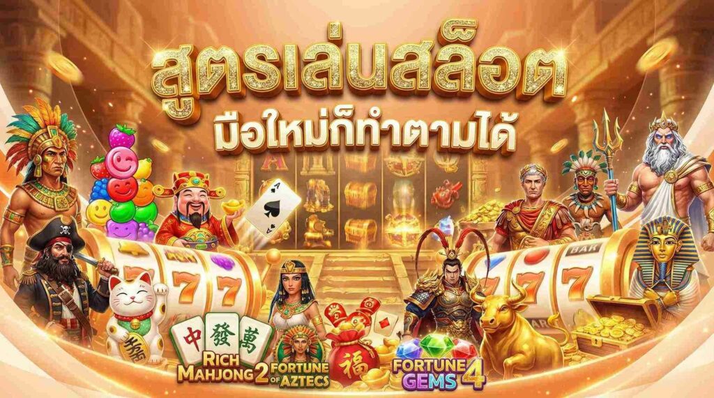 สูตรเล่นสล็อต มือใหม่ก็ทำตามได้