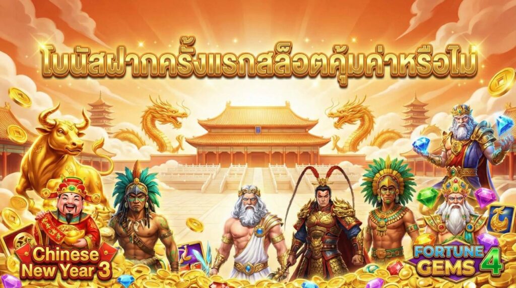 โบนัสฝากครั้งแรกสล็อตคุ้มค่าหรือไม่