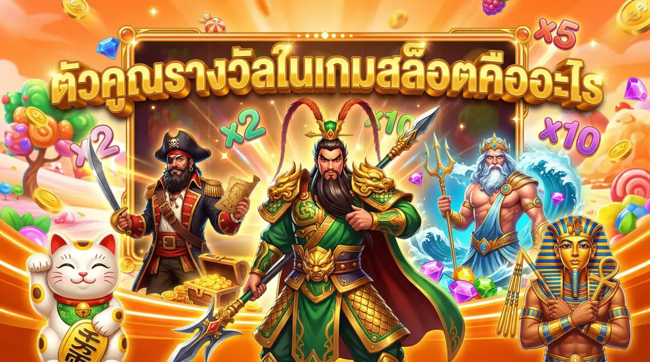 ตัวคูณรางวัลในเกมสล็อตคืออะไร