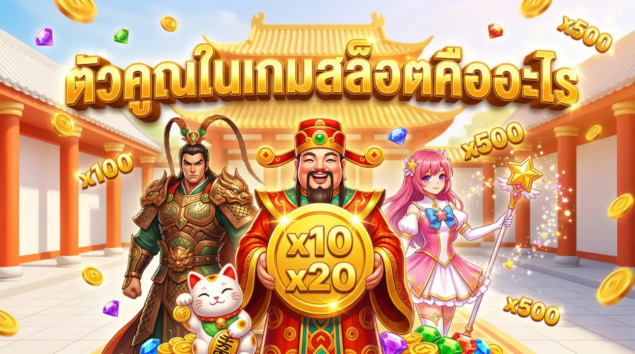 ตัวคูณในเกมสล็อตคืออะไร