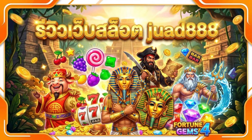 รีวิวเว็บสล็อต juad888