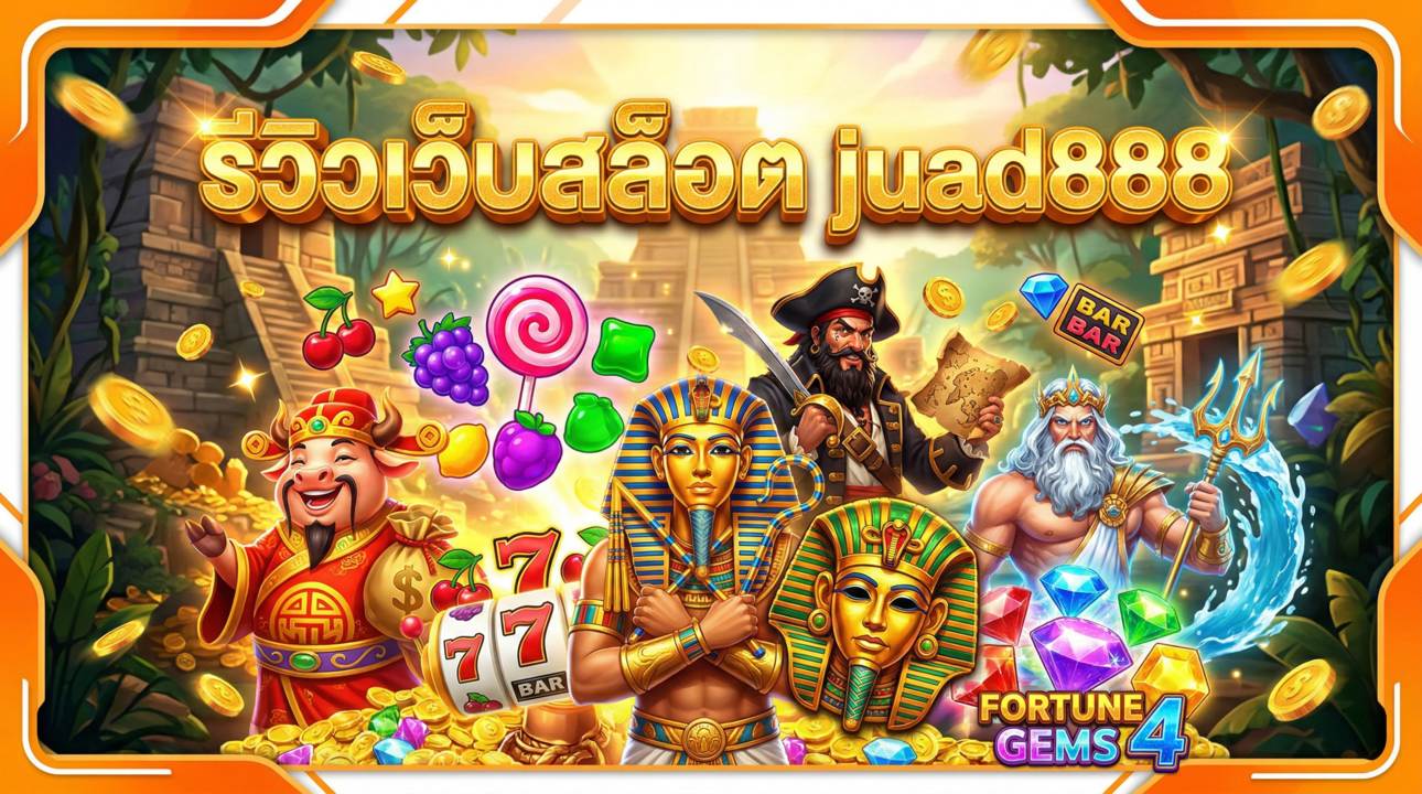 รีวิวเว็บสล็อต juad888