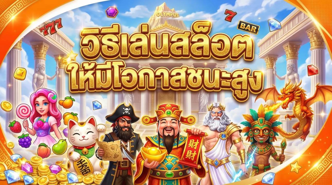 วิธีเล่นสล็อตให้มีโอกาสชนะสูง