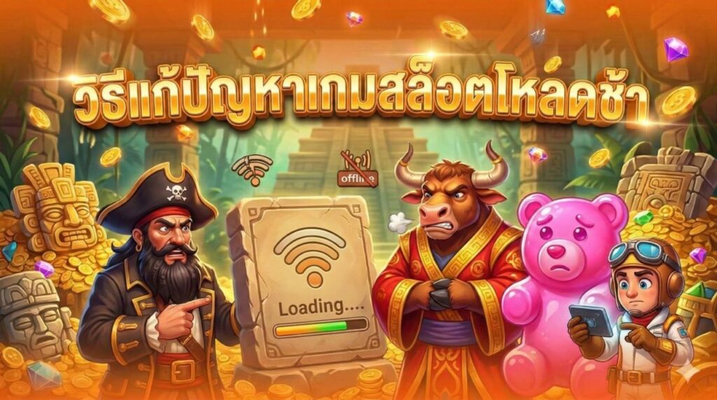 วิธีแก้ปัญหาเกมสล็อตโหลดช้า