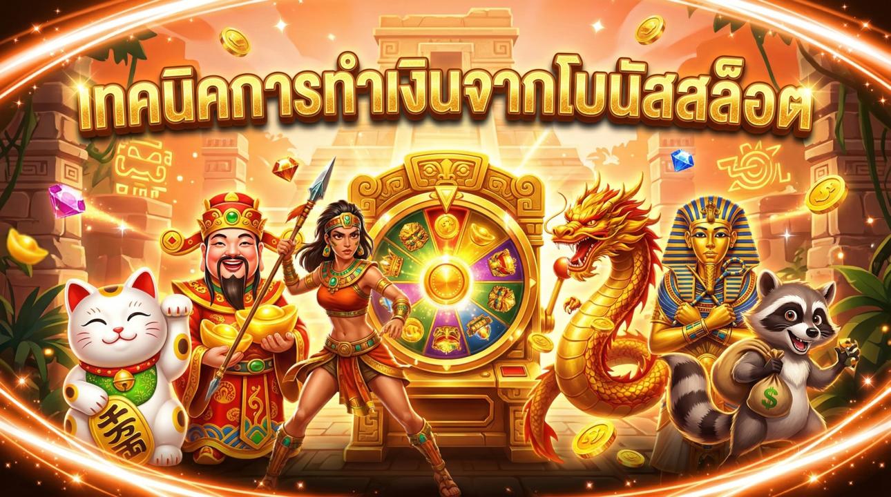 เทคนิคการทำเงินจากโบนัสสล็อต