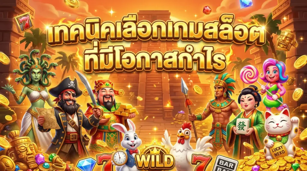 เทคนิคเลือกเกมสล็อตที่มีโอกาสกำไร